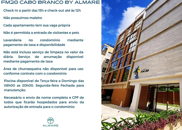 Flat Fm20 Cabo Branco Vista Lateral - By Almare